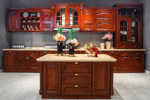 W66最给力的老牌娱乐苏明哲同款欧式实木橱柜